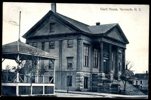 Nova Scotia YARMOUTH Court House Pub by Yarmouth Portrait Co. pm1907 - DB