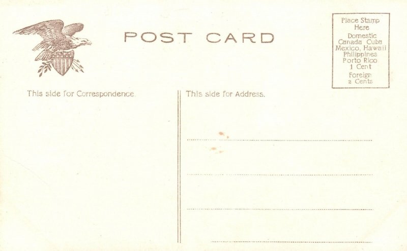 Vintage Postcard 1910's State Capitol Government Office Little Rock Arkansas AR