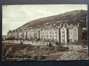 Wales BARMOUTH Porkington Terrace c1917 RP Postcard by Grosvenor