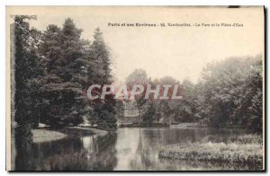 Old Postcard Paris and its Environs Rambouillet Park and Water Piece