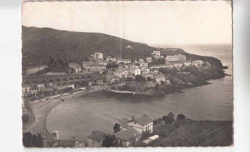 BF26353 cerbere vue generale la ville et le port   france front/back image