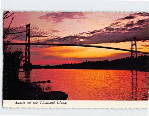 Postcard Sunset on the Thousand Islands