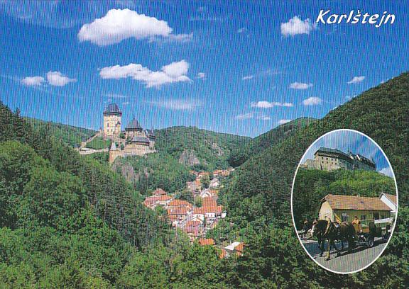 Czech Republic Karlstejn Panorama