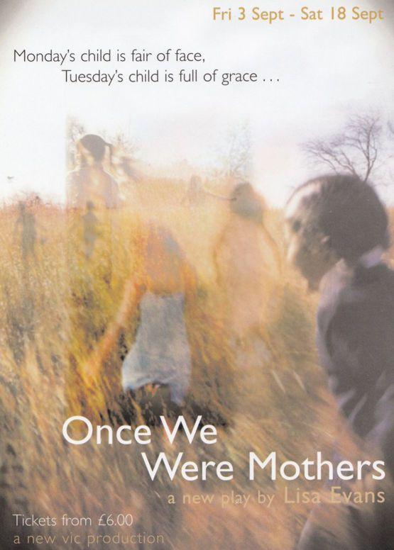 Once We Were Mothers Play New Vic Theatre Gala Poster Postcard Style Card