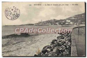 Old Postcard Menton Garavan By The Bay Of Big Time