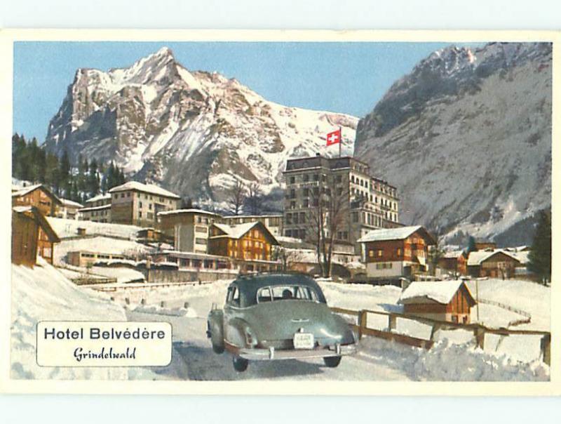 Switzerland Hotel Belvedere Grindelwald Postcard # 6441