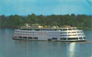 SS Admiral Ship on Mississippi River, St Louis Missouri, 1966 Chrome Postcard