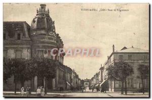 Vitry le Francois Old Postcard Street Frignicourt