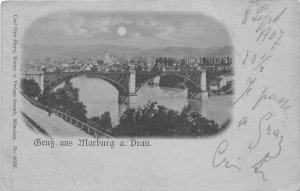 Lot 83 gruss aus marburg a drau Maribor slovenia sent to Ploiesti