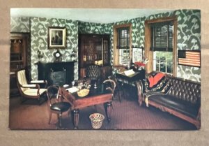 UNUSED POSTCARD - THE QUIET STUDY, WHEATLAND, LANCASTER, PA.