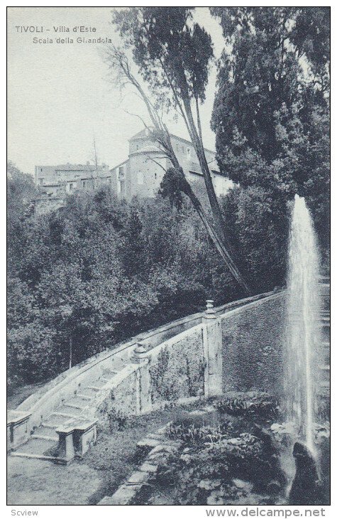 Villa D'Este, Scala Della Gliandola, TIVOLI (Lazio), Italy, 1900-1910s