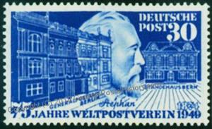 Germany BRD 1949 von Stephan UPU Mi116 MNH 42145