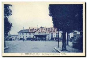 Old Postcard Corbeil Train Jack L & # 39Avenue Larblay