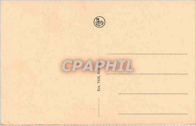 Old Postcard Antwerp Left Bank. The Arriv�e the Boat Transporter