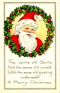 Greeting - Christmas, Santa Claus, Red Suit 