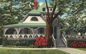 Vintage Postcard 1930's Wren's Nest Home Of Joel Chandler Harris Atlanta Georgia