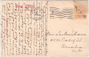 Grant Monument, Chicago, Illinois, Antique 1908 Tom Jones Postcard