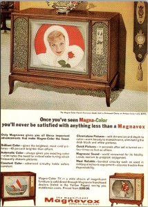 Advertising Magnavox Magna-Color Television