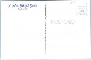 Postcard - St. Peter's Episcopal Church - Rockland, Maine