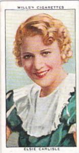 Wills Cigarette Card Radio Celebrities No 44 Elsie Carlisle