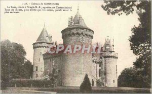 Postcard Old Chateau Combourg is situated Tower Angle N E Chateaubriand calle...