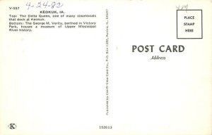 Geo M Verity Delta Queen Ferry Boats Ship Postcard