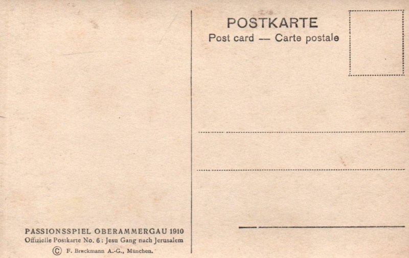 Jesus,1910 Passionplay,Oberammergau,Germany