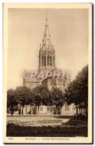 Mulhouse - Church of Saint Genevieve - Old Postcard