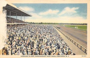 Parading To Post Narragansett Race Track Pawtucket, Rhone Island USA