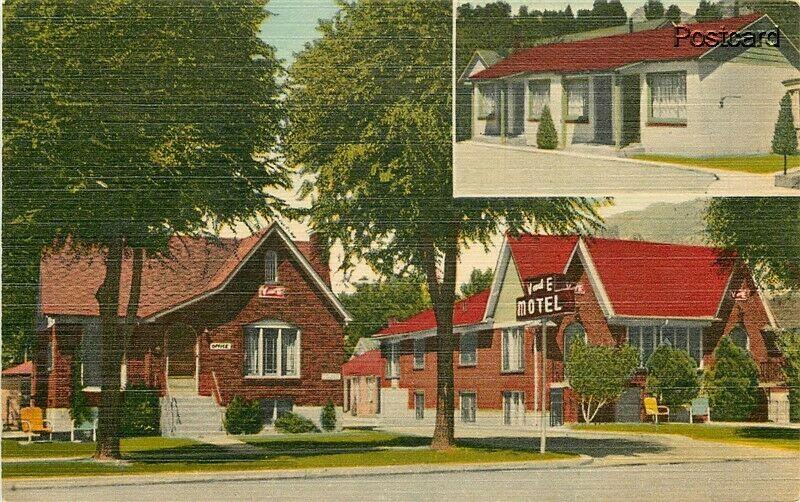 UT, Provo, Utah, V & E Motel, Multi View, E.B. Thomas, No. E-10727