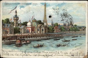 Paris France 1900 Exposition Universelle HTL Hol to Light Postcard 