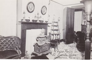 Illinois Springfield Abraham Lincoln's Home Front Parlor Real Photo