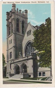 Indiana Richmond Reid Memorial United Presbyterian Church Curteich