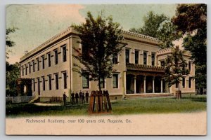 Augusta GA Richmond Academy Over 100 Years Old In 1910 Postcard C32