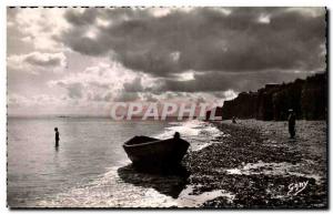 Luc sur Mer Old Postcard Backlight on cliffs