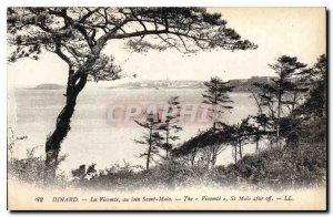 Old Postcard Dinard La Vicomte off Saint Malo