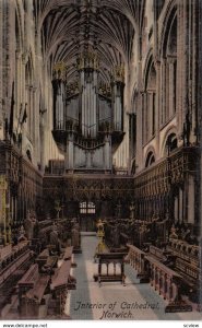 NORWICH, England, UK, 1900-10s; Interior of Cathedral