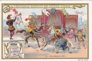 Liebig Trade Card S.623 Duelling No 2 Un tourni 1559