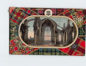 Postcard The Chancel Melrose Abbey Melrose Scotland