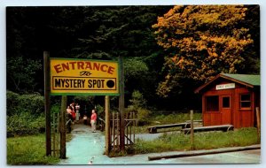 SANTA CRUZ, CA California ~Entrance to  MYSTERY SPOT c1960s Roadside  Postcard