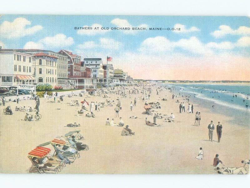 Unused Linen HOTELS ALONG THE BEACH Old Orchard Beach Maine ME d7295