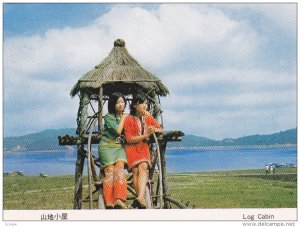 Log Cabin at Sun-Moon Lake, TAIWAN, 50-70's