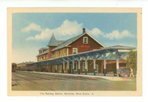 Canada - NS, Kentville. The Railway Station