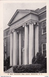 STATESVILLE , North Carolina , 1947 ; D. Matt Thompson High School