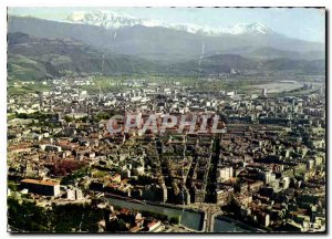 Modern Postcard Grenoble Olympic Village Aerial view of the northern entrance...