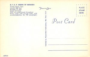 Q.T.E.V. Queen of Bermuda Bermuda Postcard