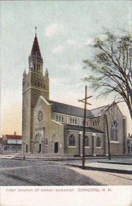 New Hampshire Concord First Church Of Christ Scientist 1908