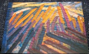 Advertising Craft Quilting Dinah Travis Fractured Landscape 2 - unposted