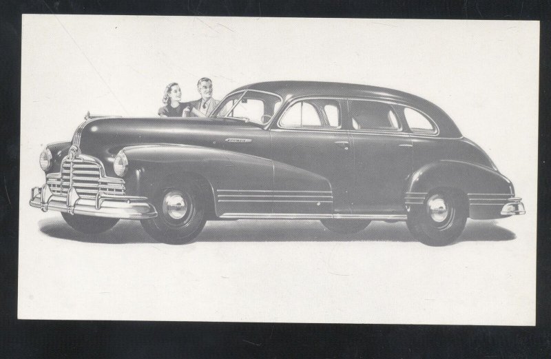 1946 PONTIAC TORPEDO VINTAGE CAR DEALER ADVERTISING POSTCARD 