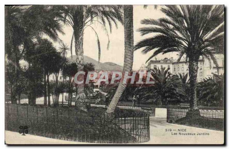 Postcard Old Nice New Gardens